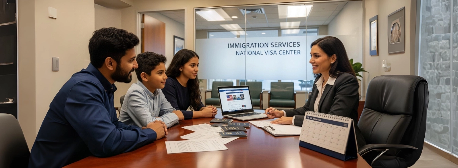 National visa center processing time