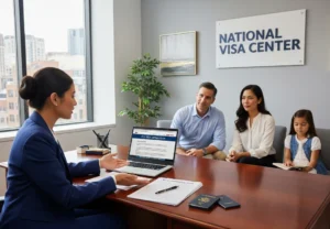 National visa center processing time